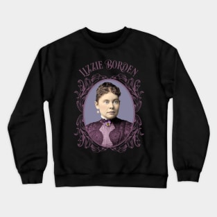 Lizzie Borden Purple Dress & Pansy Brooch Crewneck Sweatshirt